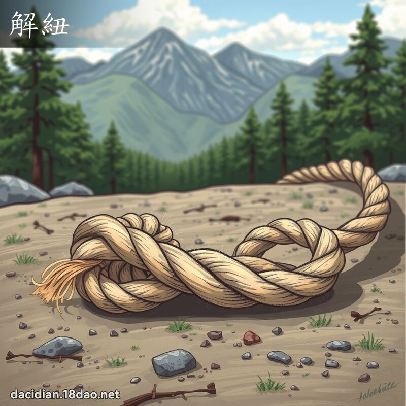 解紐 - 國語大辭典配圖