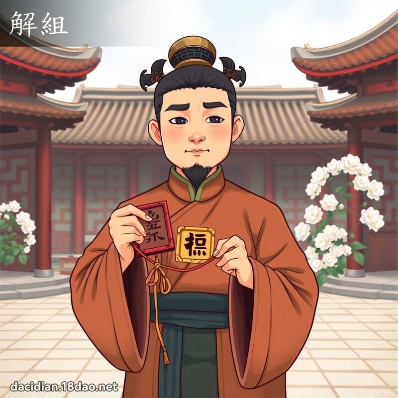 解組 - 國語大辭典配圖