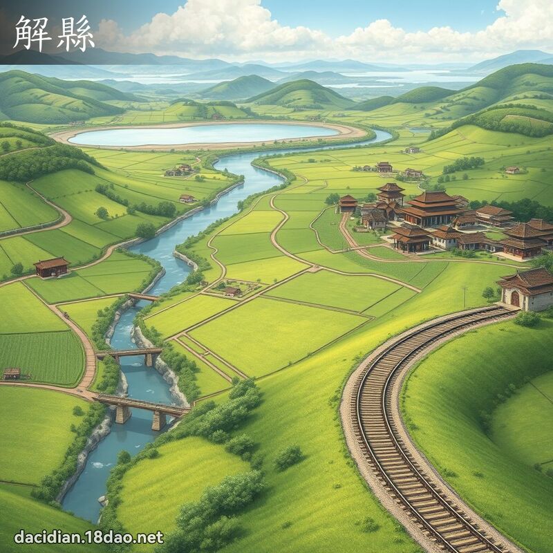 解縣 - 國語大辭典配圖