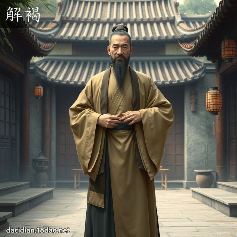 解褐 - 國語大辭典配圖