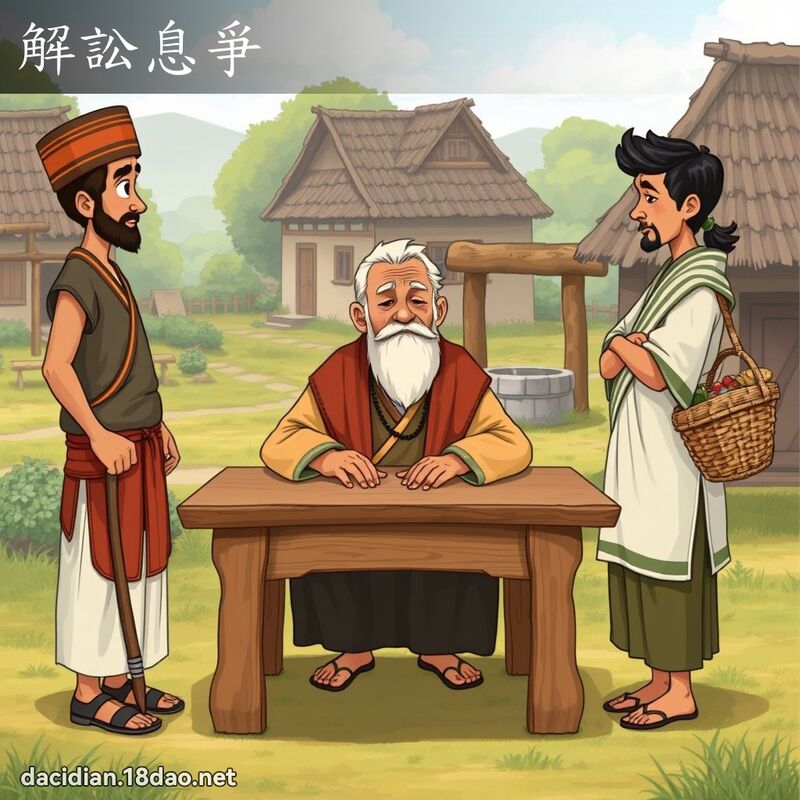 解訟息爭 - 國語大辭典配圖