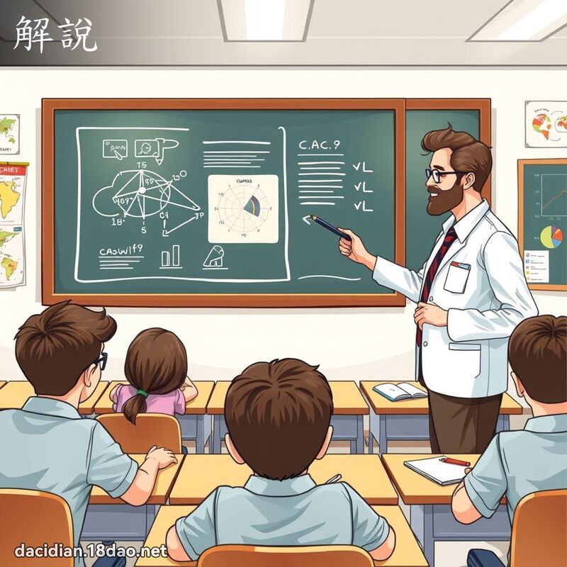 解说 - 国语大辞典配图