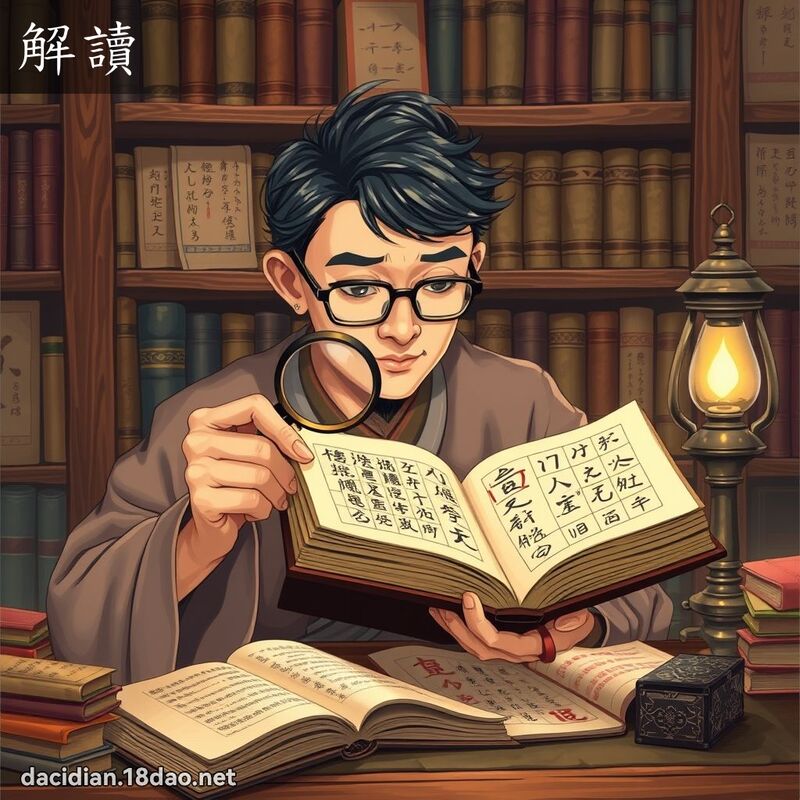解读 - 国语大辞典配图