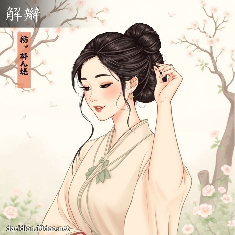 解辫 - 国语大辞典配图