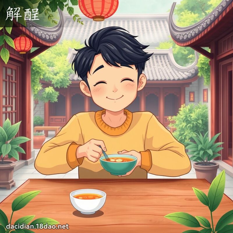 解酲 - 國語大辭典配圖