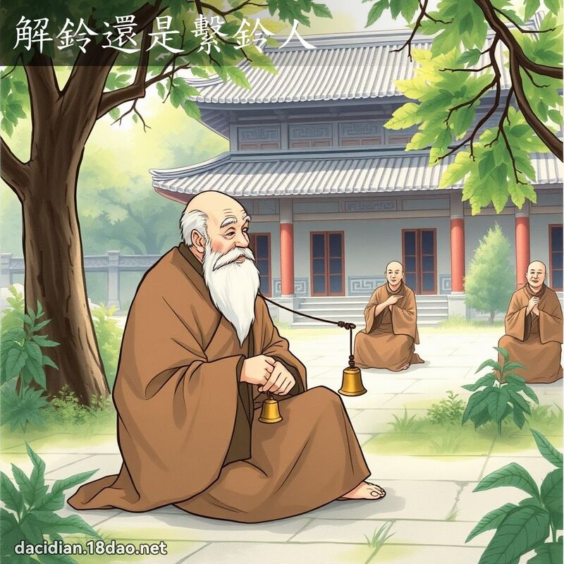 解鈴還是繫鈴人 - 國語大辭典配圖