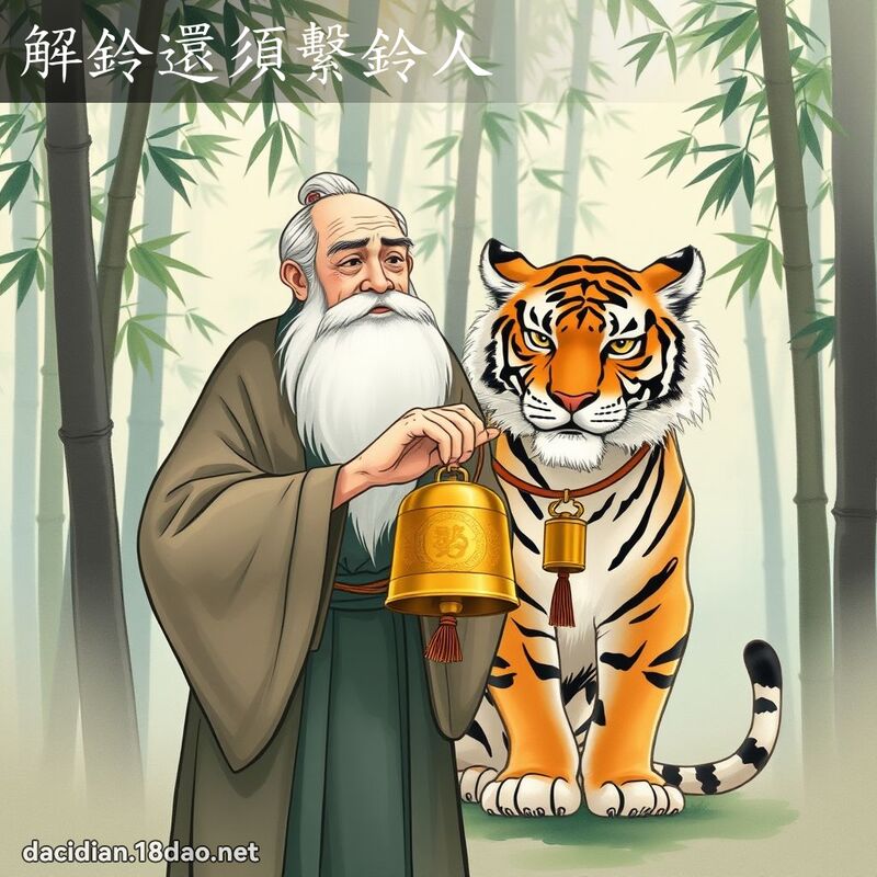 解铃还须系铃人 - 国语大辞典配图