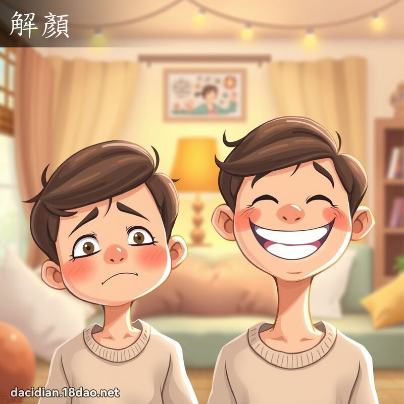 解顏 - 國語大辭典配圖