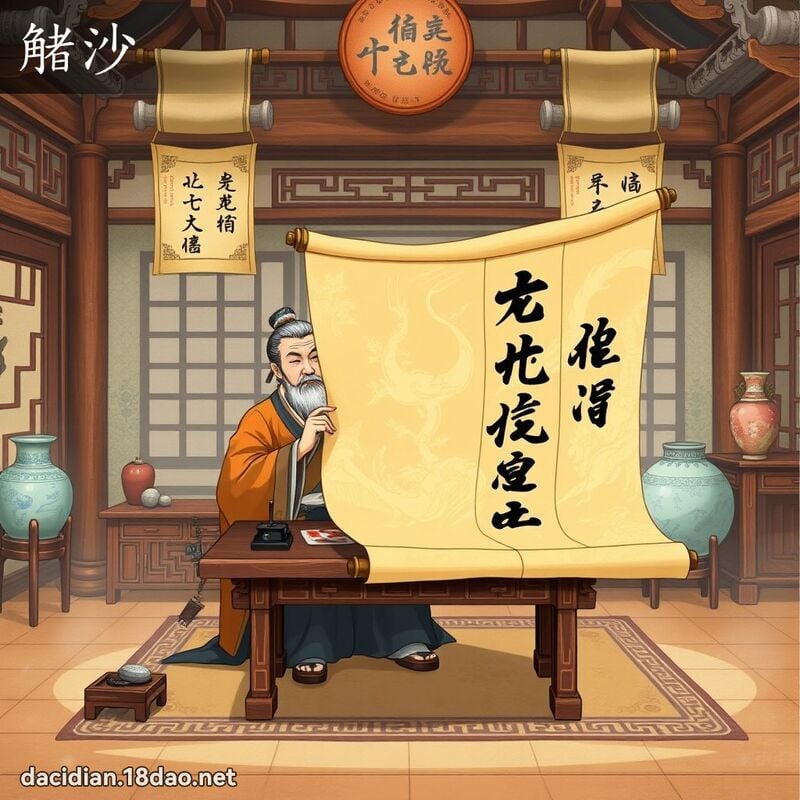 觰沙 - 國語大辭典配圖