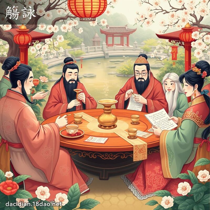 觴咏 - 国语大辞典配图