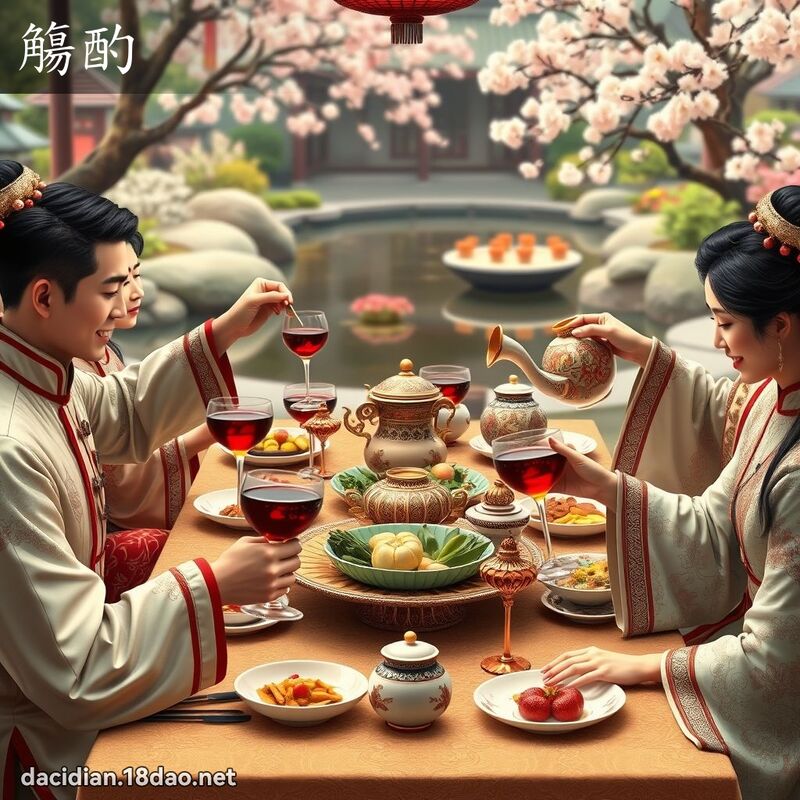 觴酌 - 國語大辭典配圖