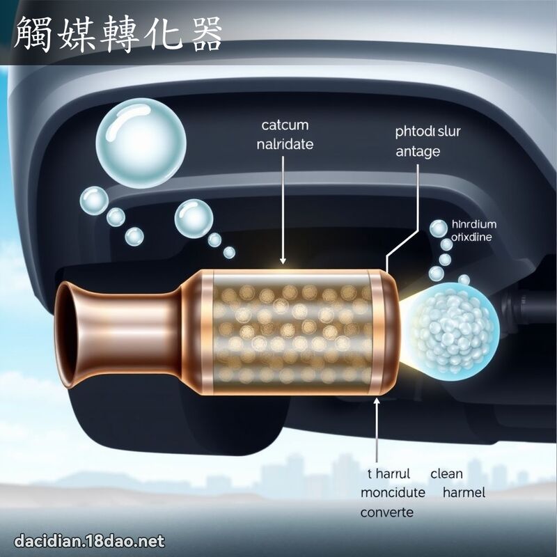 觸媒轉化器 - 國語大辭典配圖