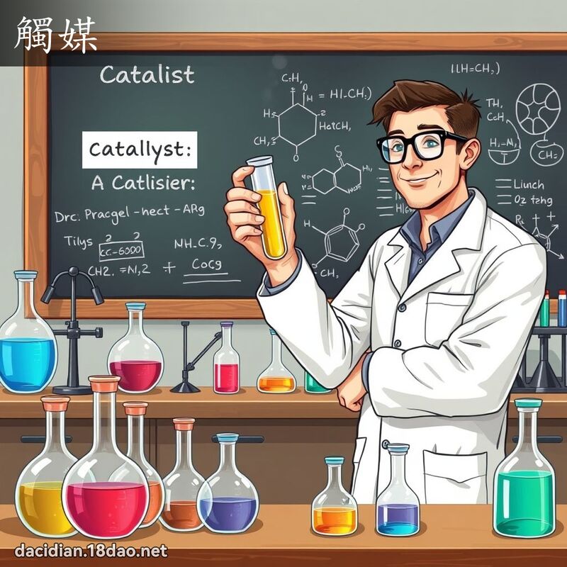 觸媒 - 國語大辭典配圖