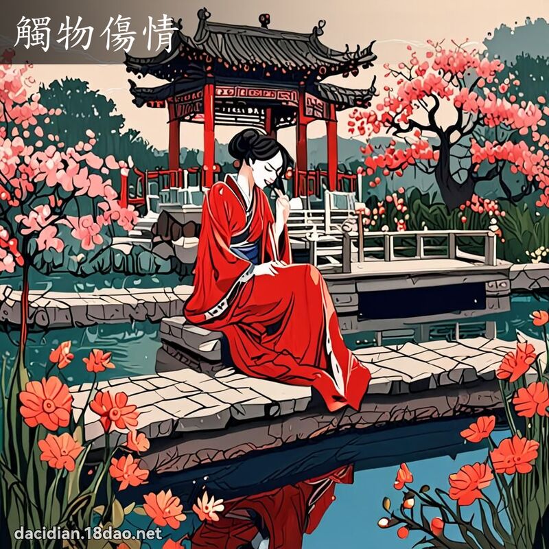 觸物傷情 - 國語大辭典配圖