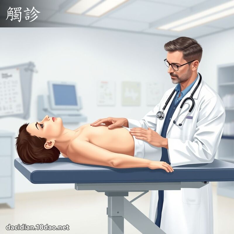 觸診 - 國語大辭典配圖