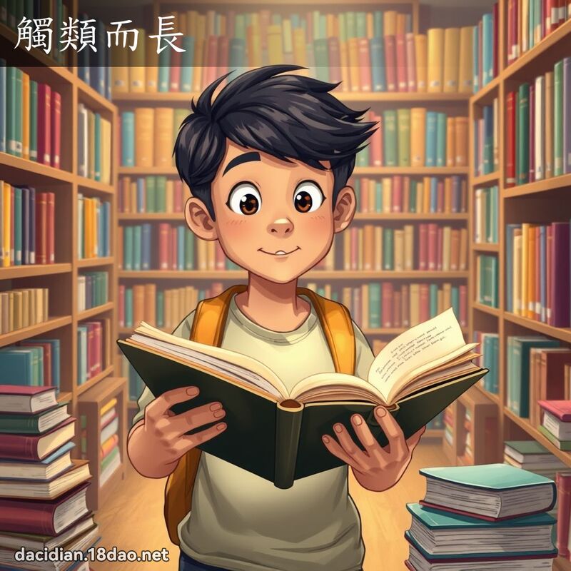 觸類而長 - 國語大辭典配圖