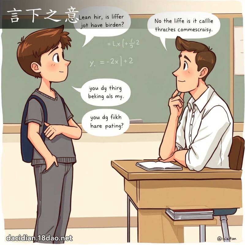 言下之意 - 国语大辞典配图