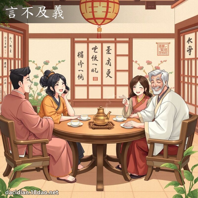 言不及義 - 國語大辭典配圖