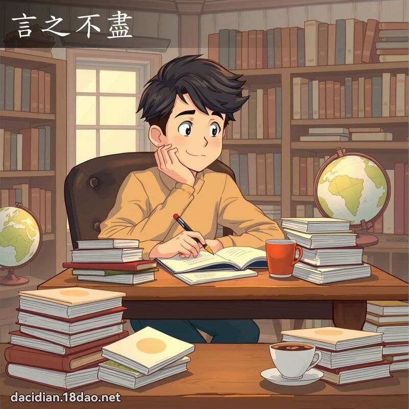 言之不盡 - 國語大辭典配圖