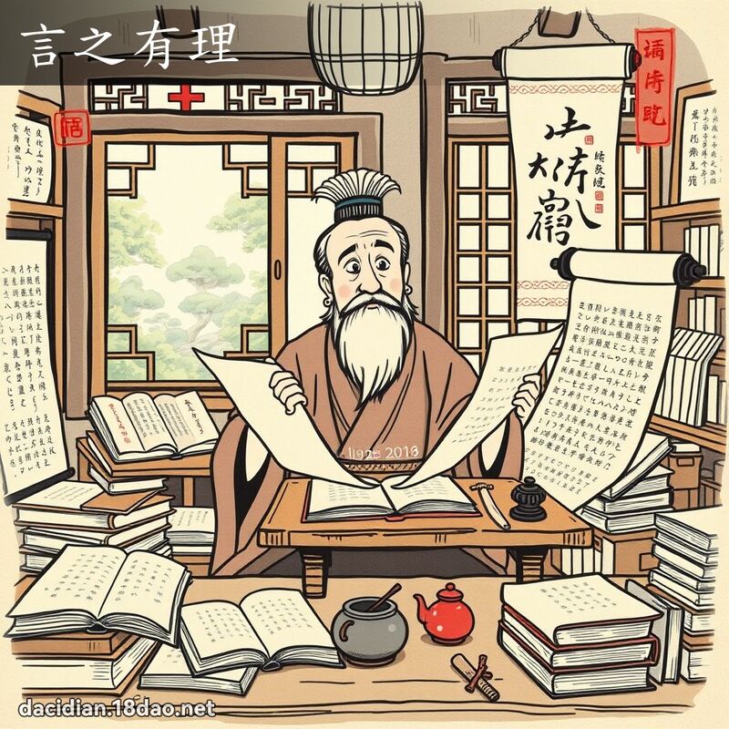 言之有理 - 國語大辭典配圖