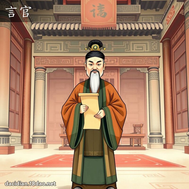 言官 - 国语大辞典配图