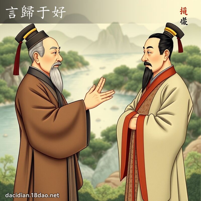 言归于好 - 国语大辞典配图