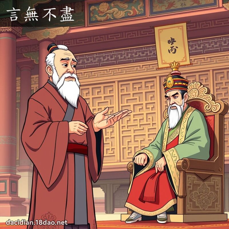 言無不盡 - 國語大辭典配圖