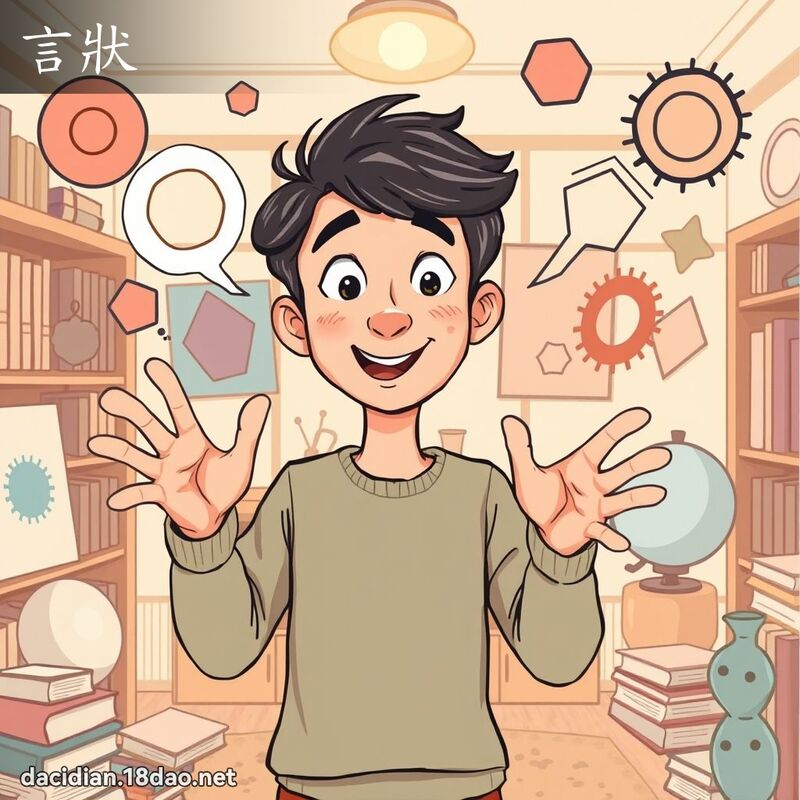 言状 - 国语大辞典配图