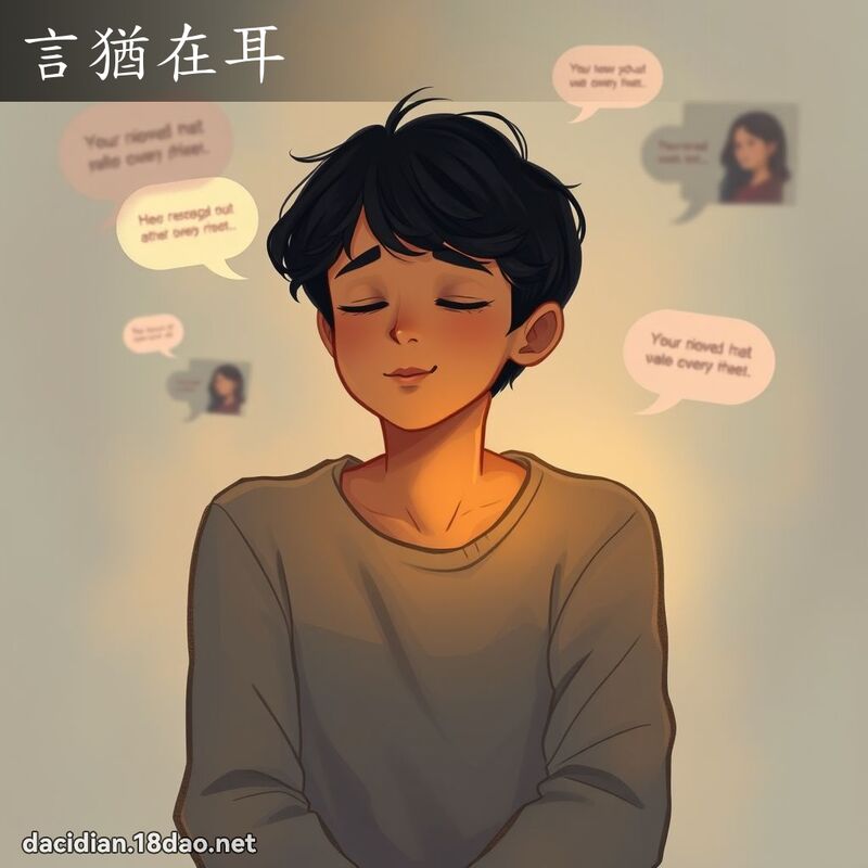 言猶在耳 - 國語大辭典配圖