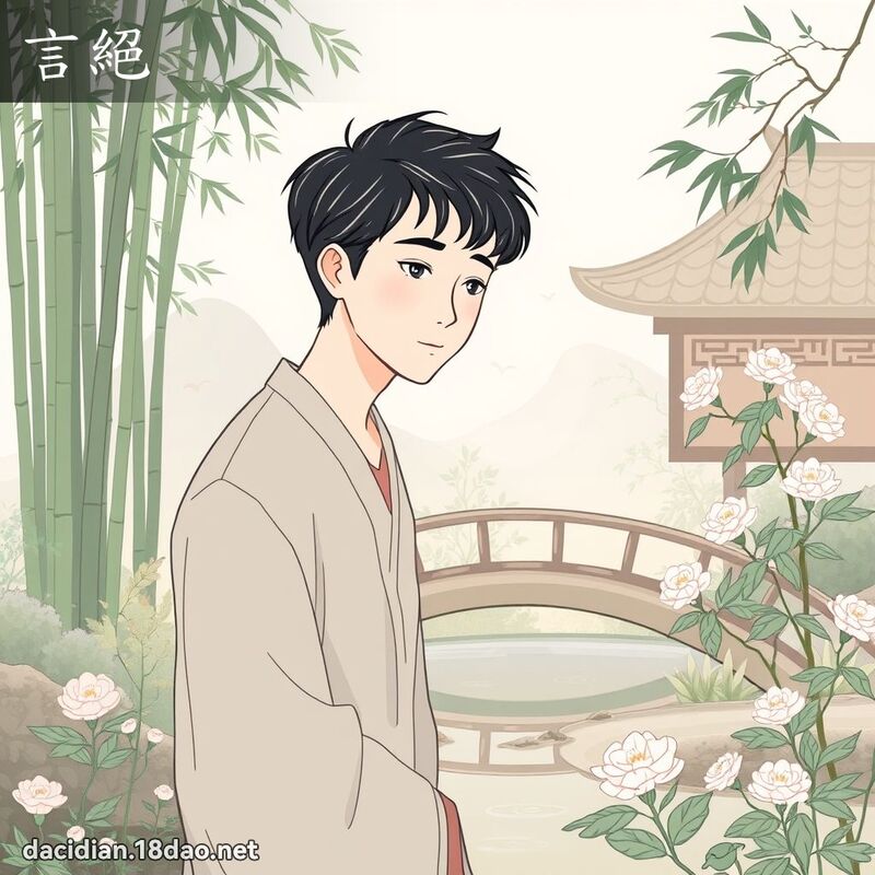 言絕 - 國語大辭典配圖