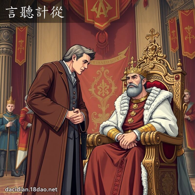 言聽計從 - 國語大辭典配圖