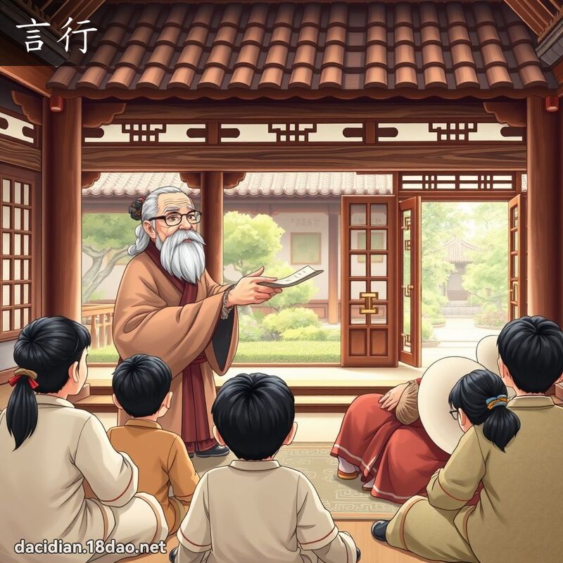 言行 - 国语大辞典配图