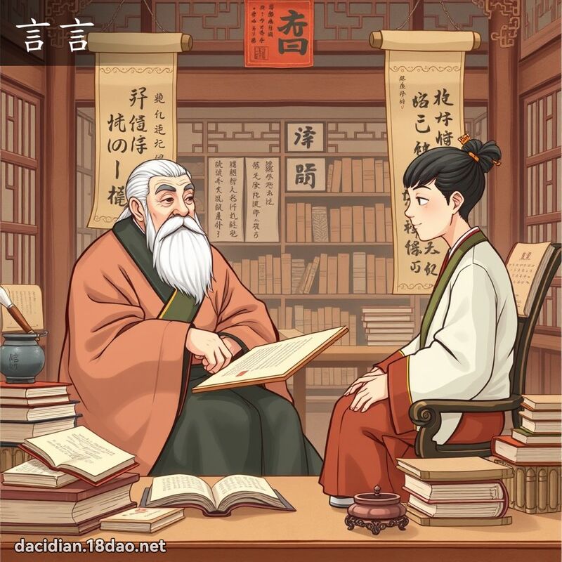 词语: 言言 (多意词)