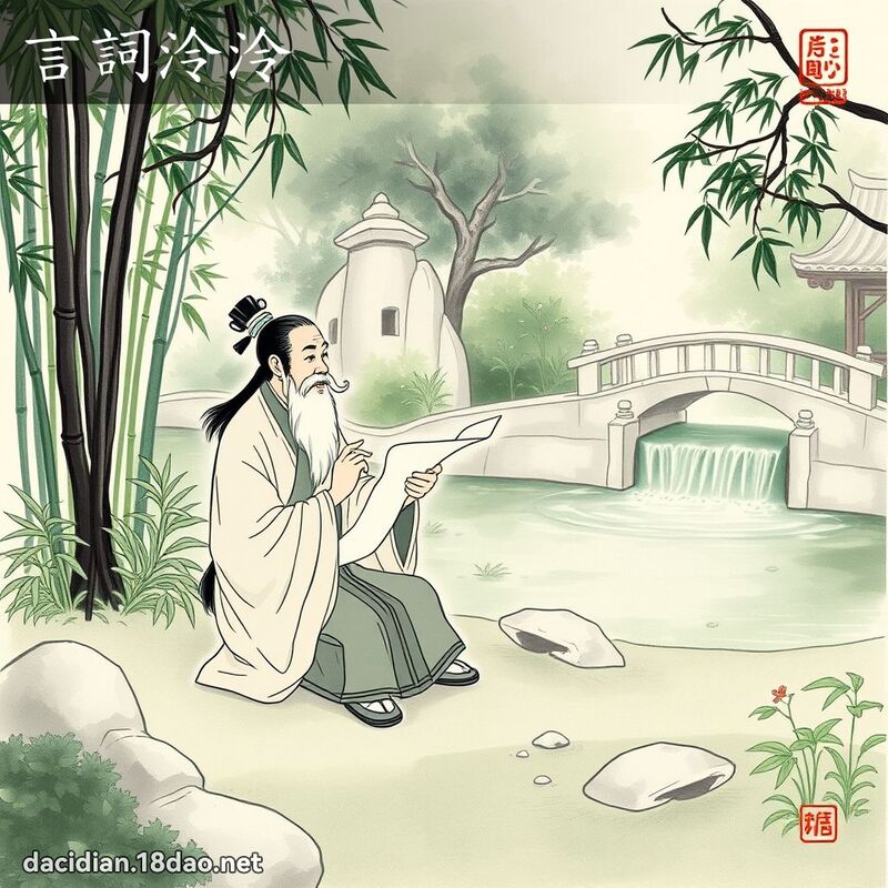 言詞泠泠 - 國語大辭典配圖