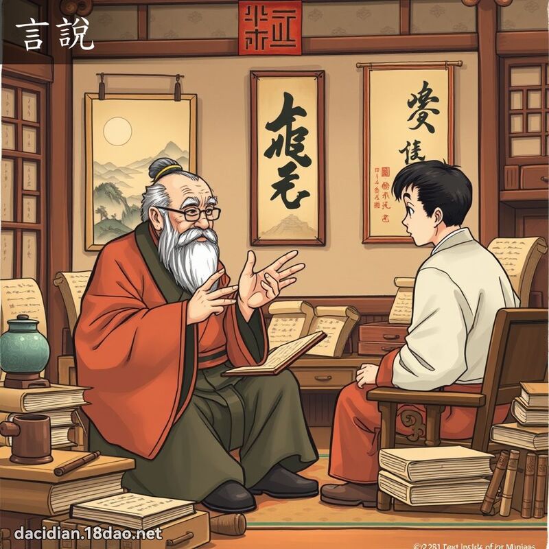 言说 - 国语大辞典配图