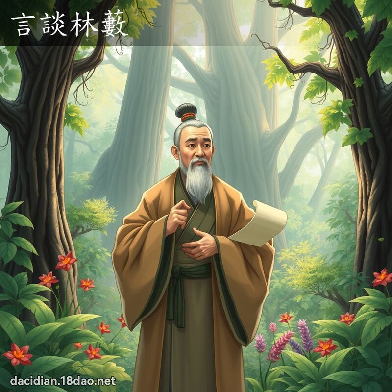 言談林藪 - 國語大辭典配圖