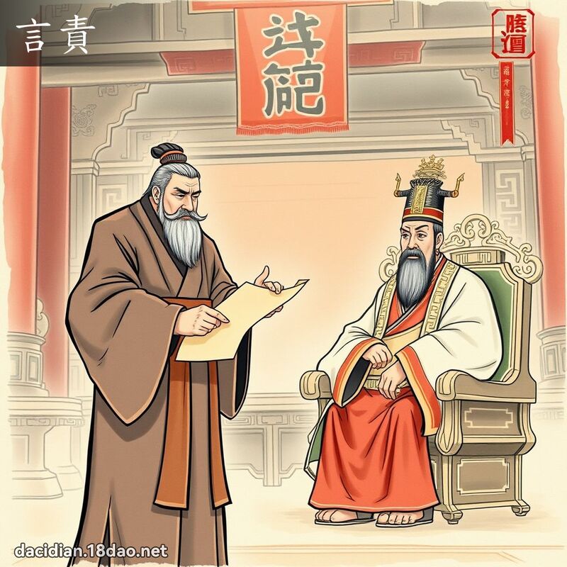 言责 - 国语大辞典配图