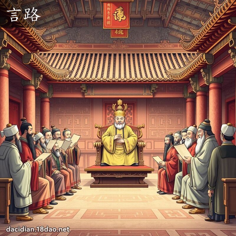 言路 - 国语大辞典配图