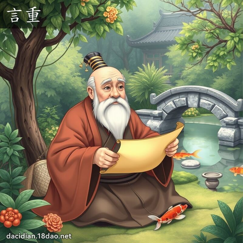 言重 - 国语大辞典配图