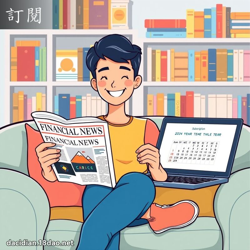 訂閱 - 國語大辭典配圖
