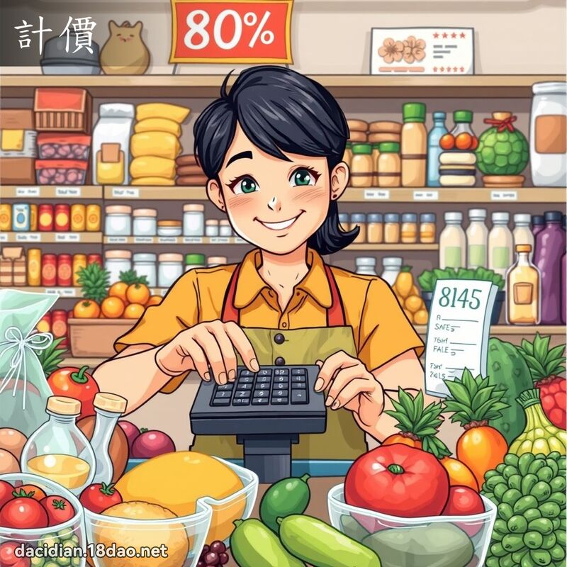 計價 - 國語大辭典配圖