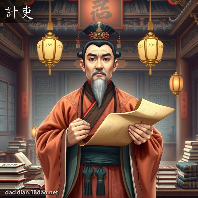 計吏 - 國語大辭典配圖