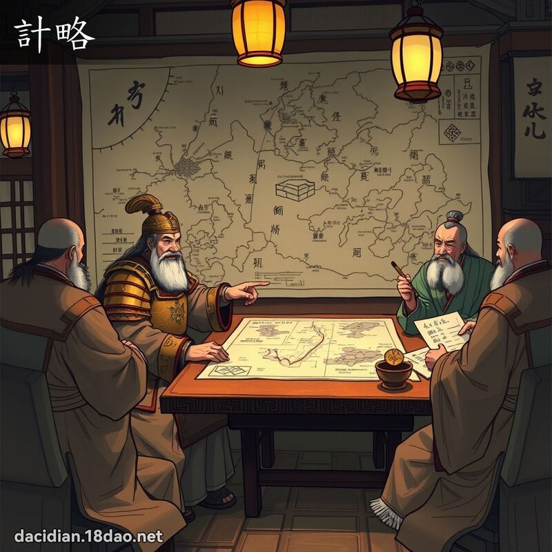 計略 - 國語大辭典配圖