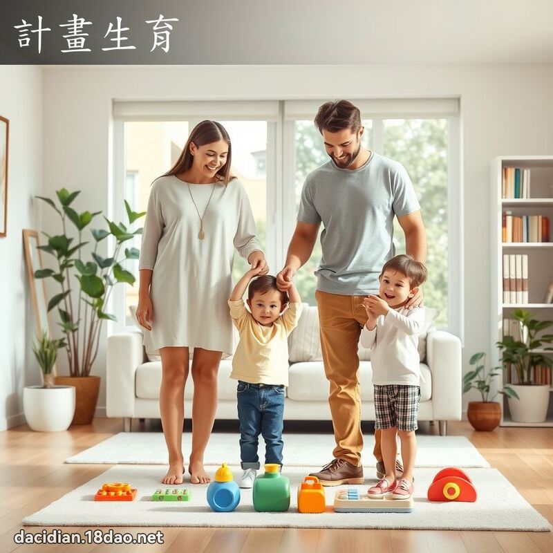 計畫生育 - 國語大辭典配圖