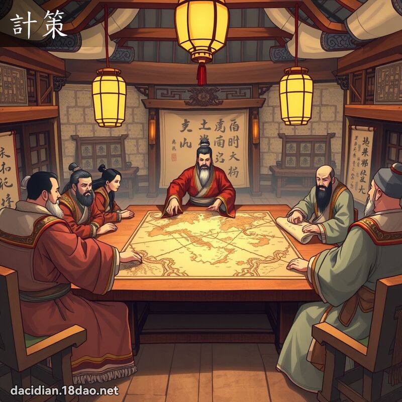 计策 - 国语大辞典配图