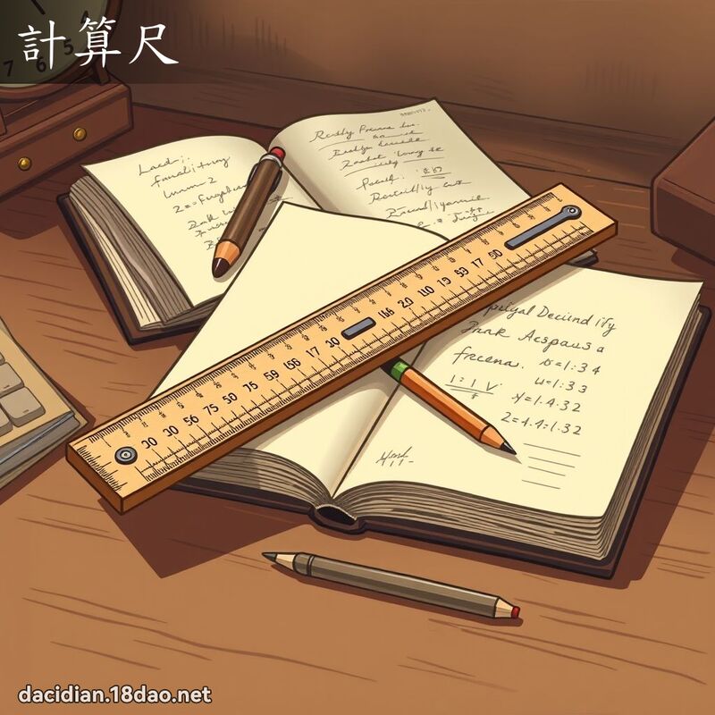 計算尺 - 國語大辭典配圖