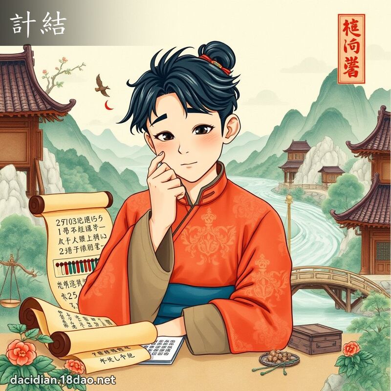 計結 - 國語大辭典配圖