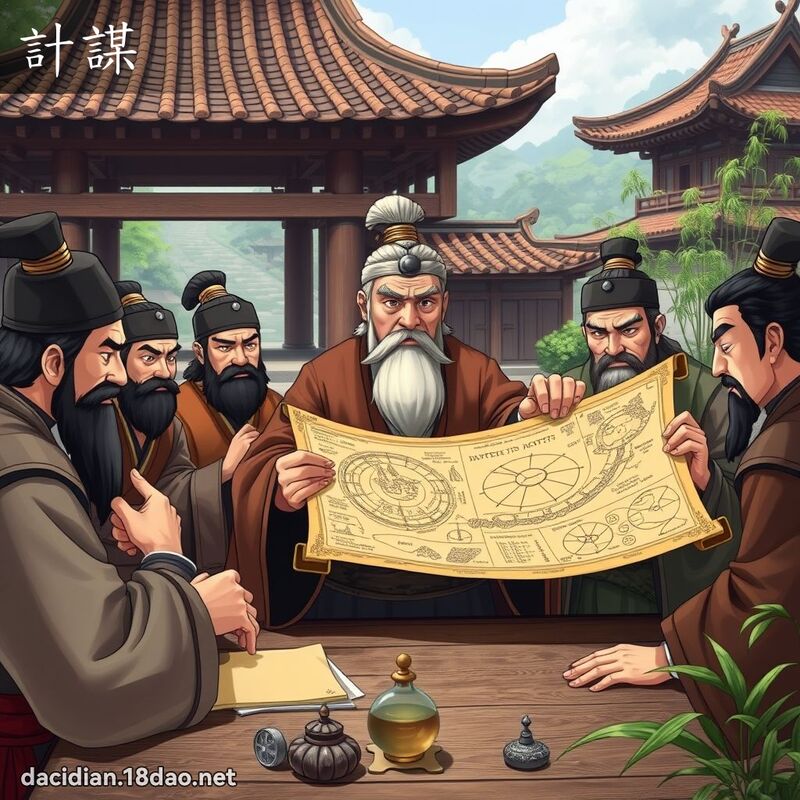 计谋 - 国语大辞典配图