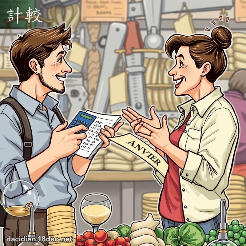 計較 - 國語大辭典配圖