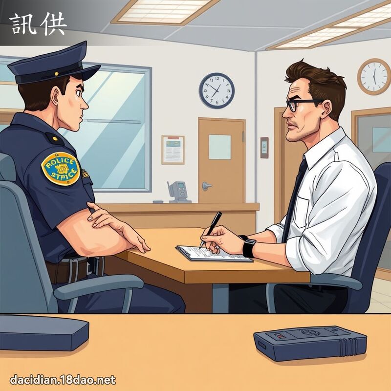 訊供 - 國語大辭典配圖